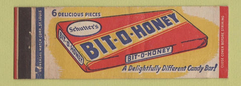 Matchbook Cover - Bit O Honey Candy Bar  Full Length