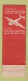 Matchbook Cover - Churchills Restaurant New York City feature