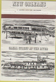 Matchbook Cover - Canal Street at the River New Orleans LA 40 Strike