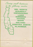 Matchbook Cover - Metro Credit Union Oakland CA 40 Strike