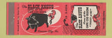 Matchbook Cover - The Black Angus Restaurant Kansas City MO lobster