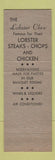 Matchbook Cover - Lobster Claw Restaurant Boston MA