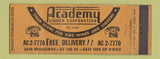 Matchbook Cover - Academy Liquor New York City WEAR Full Length