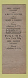 Matchbook Cover - Academy Liquor New York City WEAR Full Length