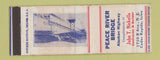 Matchbook Cover - Peace River Bridge Cedar Rapids IA John Nickolls Builder