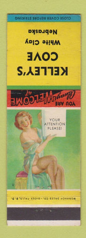 Matchbook Cover - Kelley's Cove White Clay NE pinup