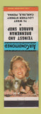 Matchbook Cover - Yeingst and Brenneman Barber Shop Carlisle PA girlie cats