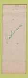 Matchbook Cover - Edward Cordell Wayne County Sheriff Richmond? IN