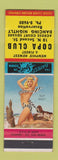 Matchbook Cover - Copa Club Memphis TN pinup