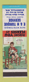 Matchbook Cover - E&H Torque Service Evansville WI