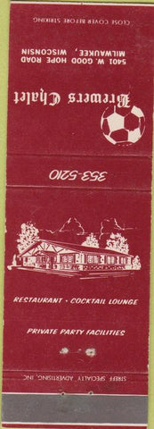Matchbook Cover - Brewers Chalet Milwaukee WI
