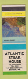 Matchbook Cover - Atlantic Steak House Bangor ME pinup