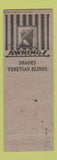 Matchbook Cover - Acme Awning Shade Bridgeport CT