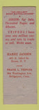 Matchbook Cover - Match Collectors Bronx NY Bridgeport CT pinup Christmas