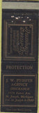 Matchbook Cover - JW Priefer Insurance St Joseph MO