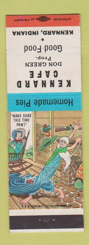 Matchbook Cover - Kennard Cafe IN hillbilly