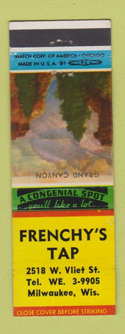 Matchbook Cover - Frenchy's Tap Milwaukee WI Grand Canyon
