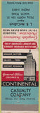 Matchbook Cover - L.B. McCulloch Insurance Waco TX WEAR
