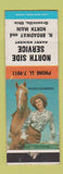 Matchbook Cover - North Side Service oil gas Greenville OH