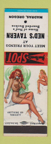 Matchbook Cover - Ned's Tavern Madras OR pinup