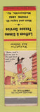Matchbook Cover - Laffoon & Simms Texaco oil gas Madisonville KY