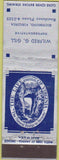 Matchbook Cover - Life of Virginia Insurance Richmond VA Wilfred Gill