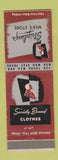 Matchbook Cover - Society Brand Clothes Stripling's