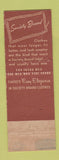 Matchbook Cover - Society Brand Clothes Stripling's