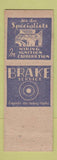 Matchbook Cover - Tony Hall Auto Repair Phoenix AZ pinup Sailor's Dream
