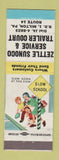 Matchbook Cover - Zettle Sunoco oil gas Trailer Court Milton PA