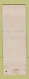 Matchbook Cover - North Side Market Columbus IN Traffic Safety Advice