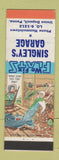 Matchbook Cover - Singley's Garage Union Deposit PA hillbilly