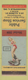 Matchbook Cover - Public Service Station Indianapolis IN pinup