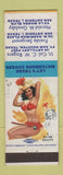 Matchbook Cover - Match Collectors Fort Sam Houston TX San Antonio pinup