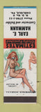 Matchbook Cover - Earl Hammann Contractor Carlisle PA pinup
