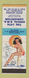 Matchbook Cover - RMS Convention Indianapolis IN 1954 pinup
