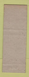 Matchbook Cover - Hamlin Gulf oil gas Indianapolis IN hillbilly