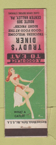 Matchbook Cover - Trudy's Diner Center Valley PA pinup
