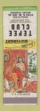 Matchbook Cover - Tepee Club Miami FL hillbilly