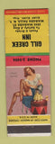 Matchbook Cover - Gill Creek Inn Niagara Falls NY pinup WEAR