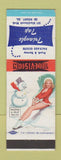 Matchbook Cover - Triangle Tap South Beloit IL pinup Christmas bar