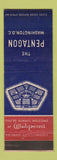 Matchbook Cover - The Pentagon Washington DC Walgreen's Drugs DD Bean