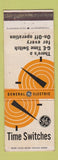 Matchbook Cover - GE Switches General Electric WEAR