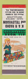 Matchbook Cover - K&R Radio TV Harrisburg PA