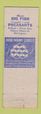 Matchbook Cover - Brown's Tavern Laingsburg MI shuffleboard