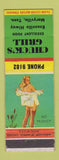 Matchbook Cover - Chuck's Grill Maryville TN pinup