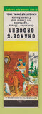 Matchbook Cover - Chance's Grocery Knightstown IN hillbilly sewing