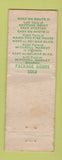 Matchbook Cover - Harold & Bernie's Tavern Glendola NJ hillbilly WORN