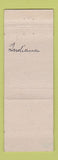 Matchbook Cover - Raymond Johnson Henry County Commissioner IN election