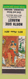 Matchbook Cover - North Side Market Columbus IN hillbilly sewing